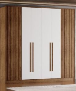 Guarda-Roupa 6 Portas Navegantes 2,25 m Cedro/Areia - RUD RACK