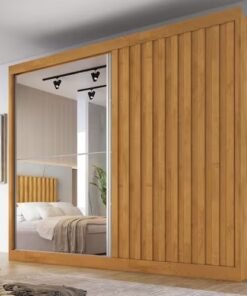Guarda-Roupa 2 Portas Atlanta 2,06 m Peroba - MÓVEIS EUROPA