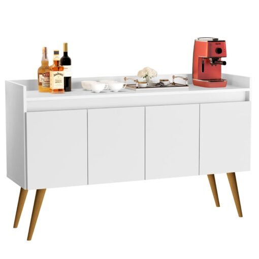 Buffet 4 Portas Gold Branco/Mel/Branco – MÓVEIS PRIMUS - Imagem 8