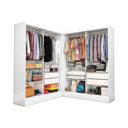 Closet 4 Portas Santiago Plus Branco - CARIOCA MÓVEIS - Imagem 4