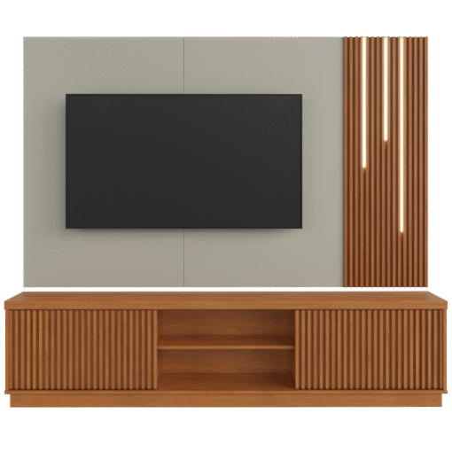 Home Theater até 75″ Valência/Arezzo New LED Naturale/Off White – MAVAULAR - Imagem 4