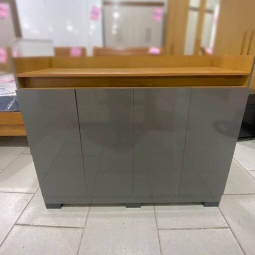 Buffet 4 Portas Real Cinza/Mel - MÓVEIS PRIMUS - Imagem 6