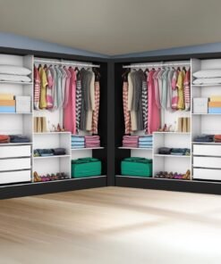 Closet Dubai/Santiago Plus Preto – CARIOCA MÓVEIS