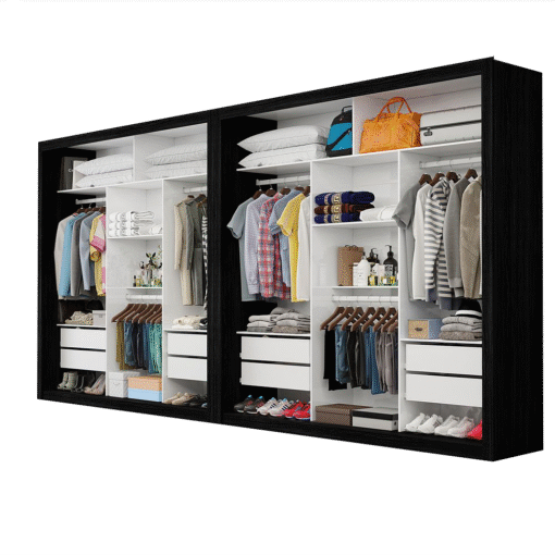 Closet Veneza/Clara/Berlim Plus Preto – CARIOCA MÓVEIS - Imagem 4