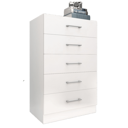 Cômoda 5 Gavetas Aruba Branco - FELLICCI - Imagem 2
