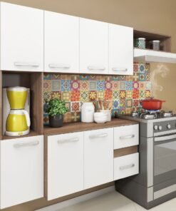Cozinha Suspensa Mali/Lima CM06 Teka/Branco - FELLICCI
