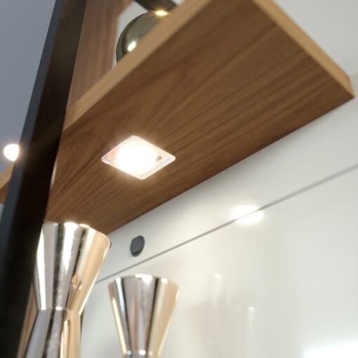 Home Suspenso até 58" Maragogi Off White/Freijó – COLIBRI - Imagem 4