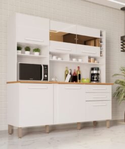 Kit Cozinha Alexia 1,80 Branco Neve - IMOP