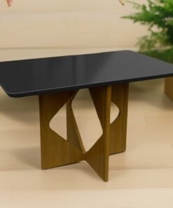 Mesa Madri 160x80 Cinamono/Preto - MINASPLAC