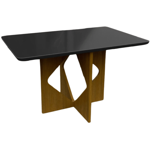 Mesa Madri 160x80 Cinamono/Preto - MINASPLAC - Imagem 2