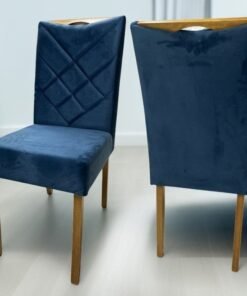 Kit 2 Cadeiras Malu Nature Azul – CLEFATOS DECOR