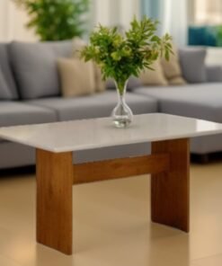 Mesa Isis 160 Cinamono/Off White - UAI DECOR