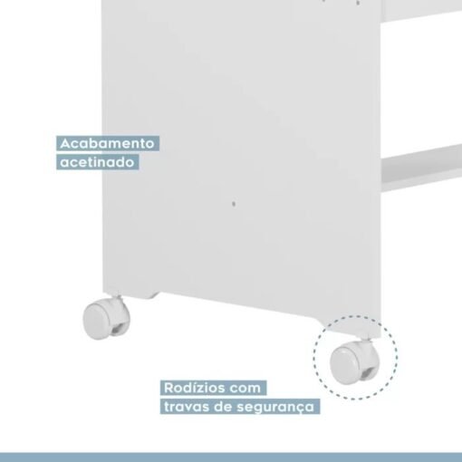 Miniberço Multifuncional Rubi Branco - TIGUS MÓVEIS - Imagem 6