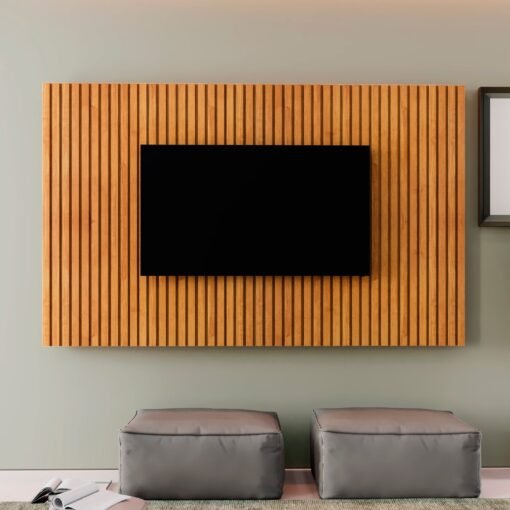 Painel Ripado até 75" Versátilis 1,82 m Naturale - MAVAULAR - Imagem 2