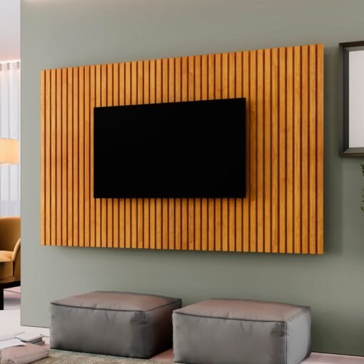 Painel Ripado até 75" Versátilis 1,82 m Naturale - MAVAULAR