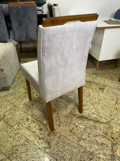 Kit 2 Cadeiras Pop Julia Mel Prata – SILVA DECOR - Imagem 3