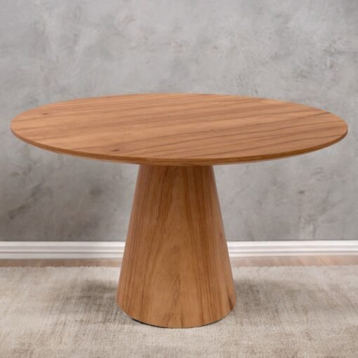 Mesa Redonda Paris 100 Cinamono Laminado - MINASPLAC