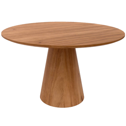 Mesa Redonda Paris 100 Cinamono Laminado - MINASPLAC - Imagem 2
