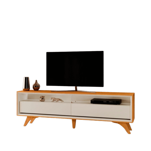 Rack até 75" Viena Naturale/Off White - MAVAULAR - Imagem 5