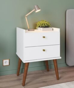 Mesa de Cabeceira Aroma Branco - FIORELLO