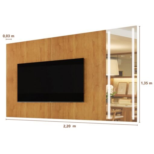 Painel até 75" Vitrum Naturale - MAVAULAR - Imagem 3