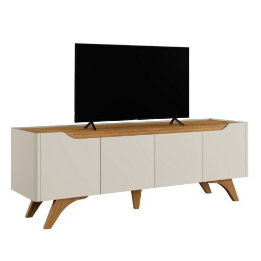 Rack até 75″ Atenas 1.8 Off White/Naturale – MAVAULAR - Imagem 5