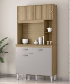 Kit Cozinha Duda 0,90 Damasco/Ripado/Off White – POQUEMA