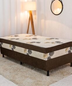 Cama Unibox Solteiro Marrom 88x188x62 - Nosso Sonho