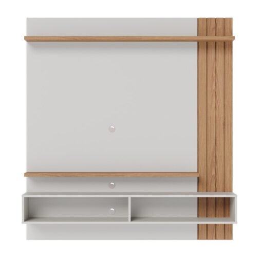 Home Suspenso Juriti Larg. 1.50m para TV até 65 Polegadas Off White/Freijó Colibri - Imagem 2