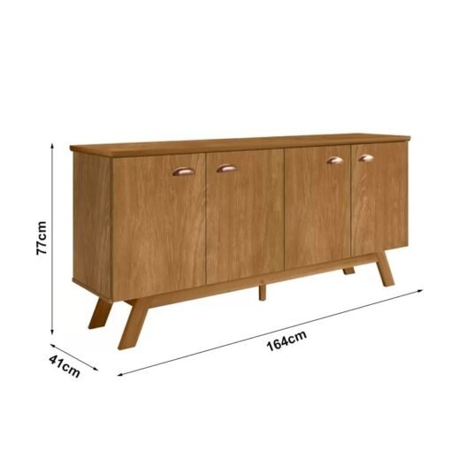 Buffet para Sala Atlanta III Larg. 1.64m Nature Tebarrot - Imagem 3