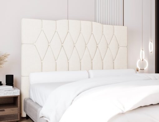 Cabeceira Casal Andreza Corino Branco - MC DESIGN