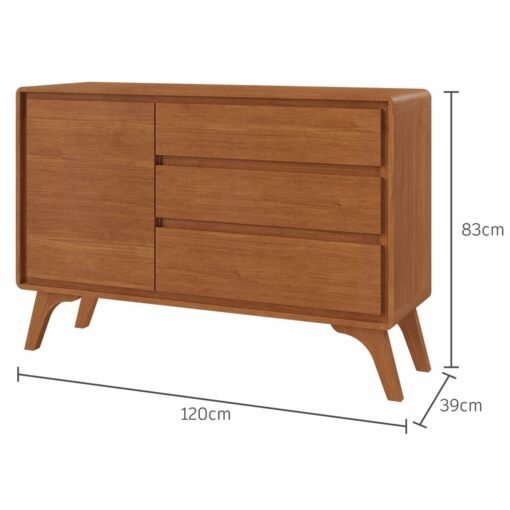 Buffet Sinus 1,20 m Naturale - MAVAULAR - Imagem 3