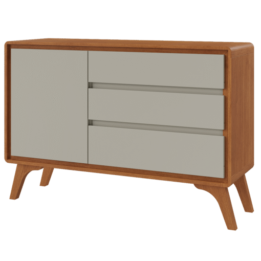 Buffet Sinus 1,20 m Naturale/Off White - MAVAULAR - Imagem 2