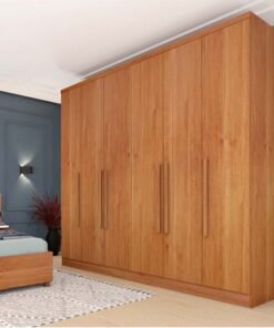Guarda-Roupa Casal 6 Portas 4 Gavetas Veneza Larg. 2.39m Cinamomo Tcil