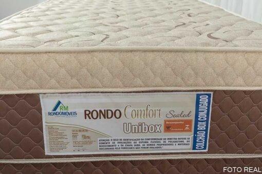Cama Box Solteiro Ortopédico com Espuma D33 Rondoconfort Rondomóveis - Imagem 2