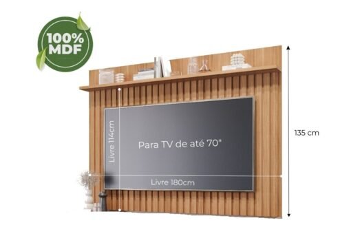 Painel até 70" Trend Nature - PERMÓBILI - Imagem 2