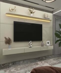 Home Royal C/Led TV até 85 Polegadas Larg. 2.19m Off White Gelius