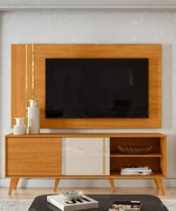 Combo até 65″ Cronos Cinamono/Off White – MADETEC