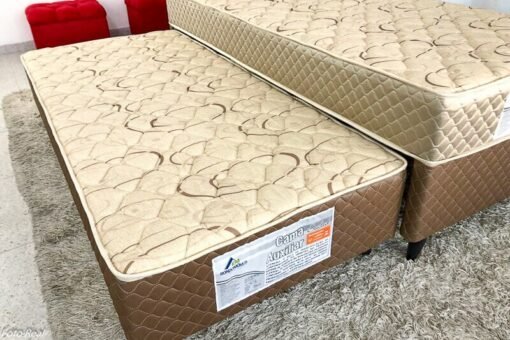 Cama Solteiro Duo Box + Cama auxiliar D33 88x188x60 - Rondomóveis - Imagem 2