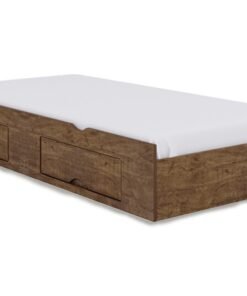 Cama Auxiliar Solteiro 2 Gavetas Ypê 93x188x33 - D Doro