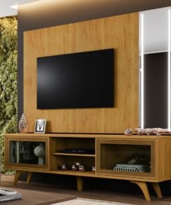 Painel até 75" + Rack Vitrum Naturale - MAVAULAR