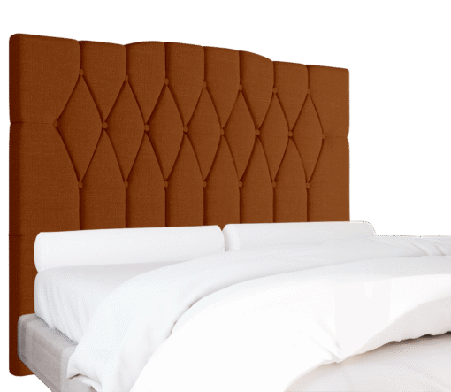 Cabeceira Casal Andreza Suede Terracota - MC DESIGN - Imagem 2