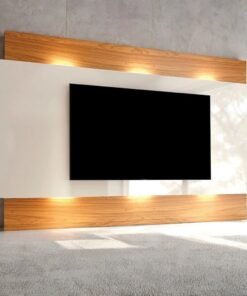 Painel até 65" Anita TB133L Off White/Freijó – DALLA COSTA