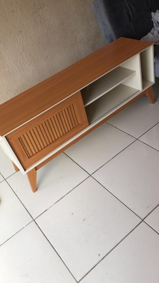 Rack até 55" Aruba Off White/Cedro - EDN MÓVEIS - Imagem 7