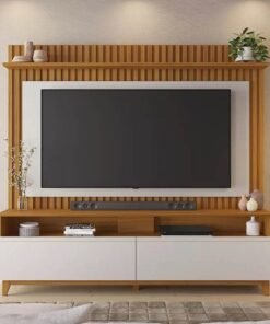 Home NT 1340 Freijó/Off Ripado TV até 65 Polegadas Larg. 1.83m - Notável