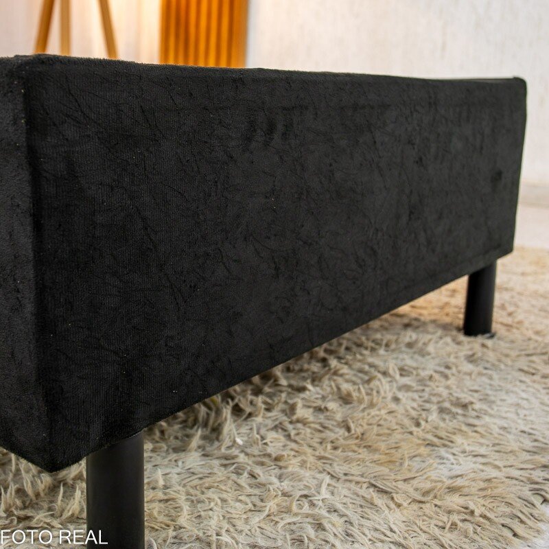 Box Casal Sued Preto 138x188x37 - Nosso Sonho - Imagem 4