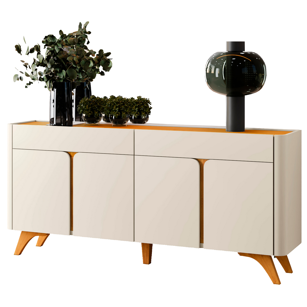 Buffet Arcus Off White/Naturale - MAVAULAR - Imagem 5