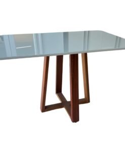 Mesa de Jantar Bali 90x0.90 - Mel/Off White