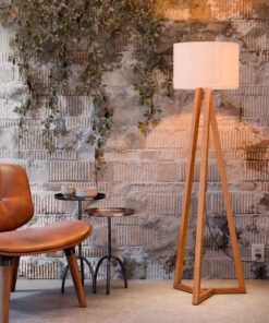 Luminária Classic Off White/Nature Tebarrot