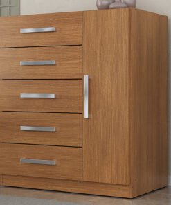 Cômoda 5 Gavetas com Sapateira Corais 50CO1523 Cinamomo – RODIAL MÓVEIS